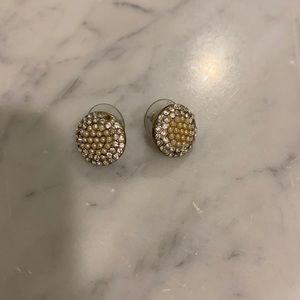 Pearl & Crystal Earrings